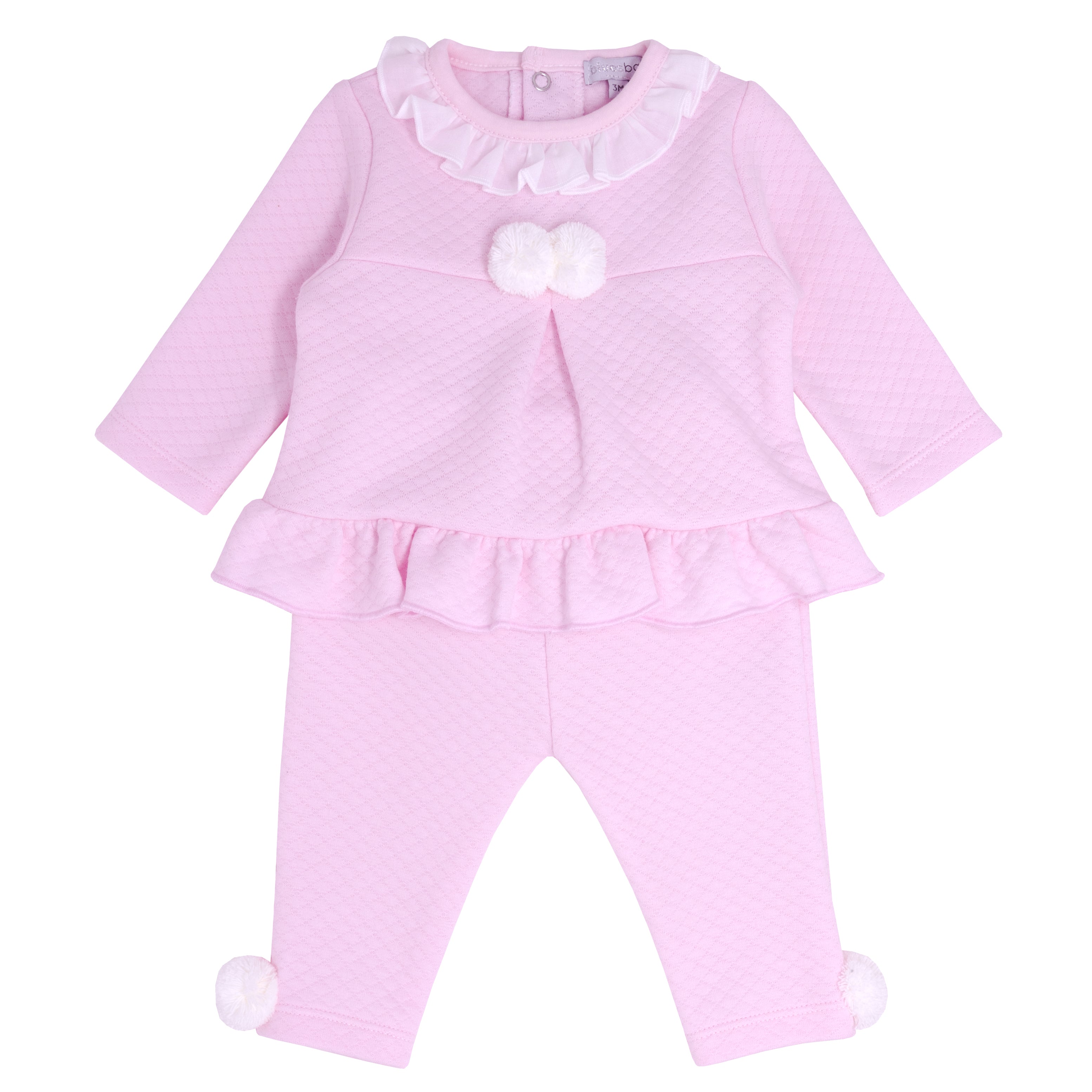 New In Dandelion Pom Pom Pink Knitted 2 Piece Set