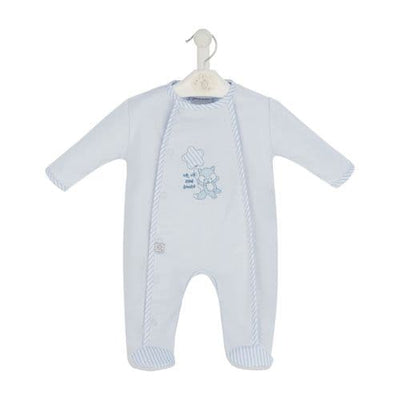 Dandelion Clothing Baby Boys Blue Fox With Star Cotton Sleepsuit