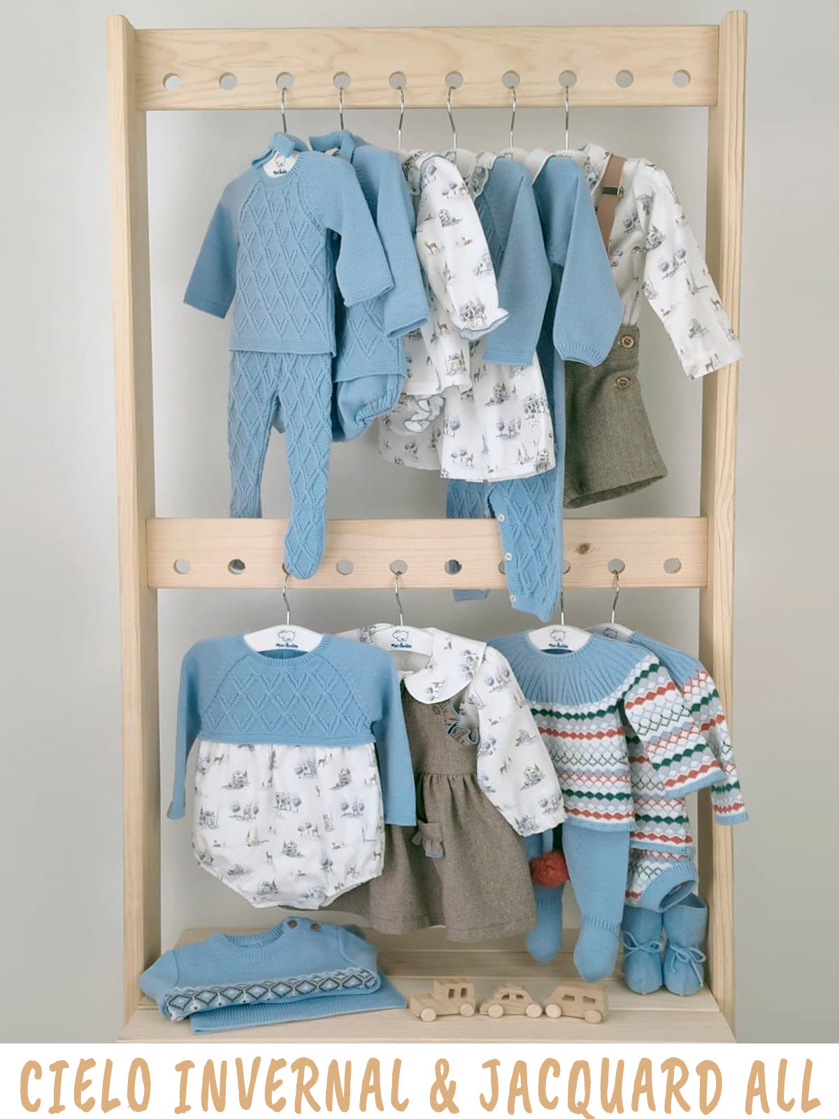 Spanish baby boutique knitwear gift set Mac Ilusión Autumn Winter