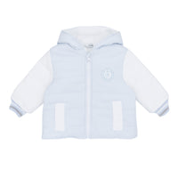 Boys blue hooded jacket by Blues Baby