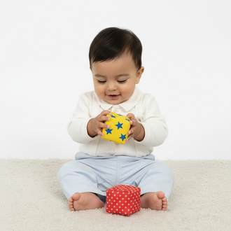 Boys Ivory & Blue Top and Trouser Set | Autumn/Winter