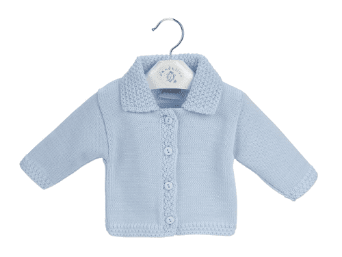 Introduce your little one to style and comfort with our Boys Blue Button Up Cardigan. Made from soft, high-quality materials, this Dandelion branded cardigan features a stylish collar detail and comes in a variety of sizes from newborn to 12 months. Perfect for any occasion, keep your child looking sharp and feeling cosy.