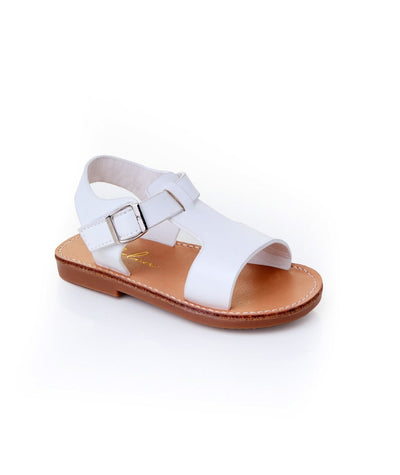 Introducing our new arrival from the spring summer collection! These Sevva branded sandals are perfect for both boys and girls with their unisex design. The white matt colour and velcro fastening make them easy to wear while the flat sole and sizes 20 up to 30 provide comfort for all-day play.