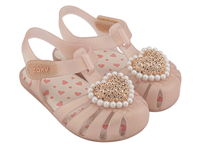 Zaxy Baby Charmed Summer Jelly Sandal In Soft Gold - Baby Zaxy Shoes - Zaxy
