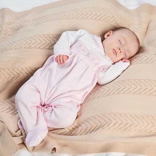 Baby girl sleepsuits best sale